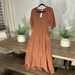 Sweet salt smocked Dress